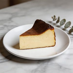 San Sebastian Cheesecake Slice