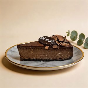 Baked Chocolate Cheese Cake Slice